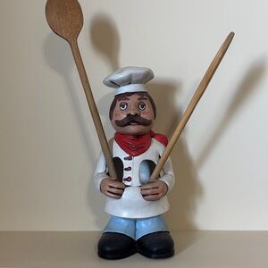 Vintage Chef spoon holder